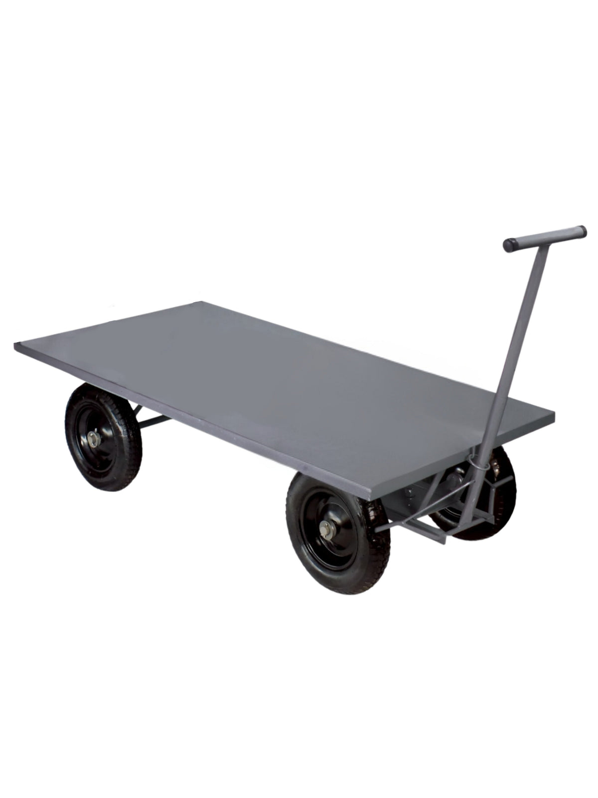 Carro Plataforma Até 800 Kg | Metálico | 150 x 80 cm | Sistema de Freio 5° Roda
