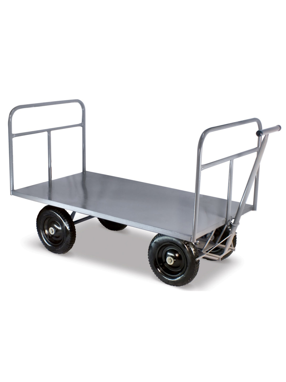Carro Plataforma Até 600 Kg | Metálico | 150 x 80 cm | Com 2 Abas Removíveis